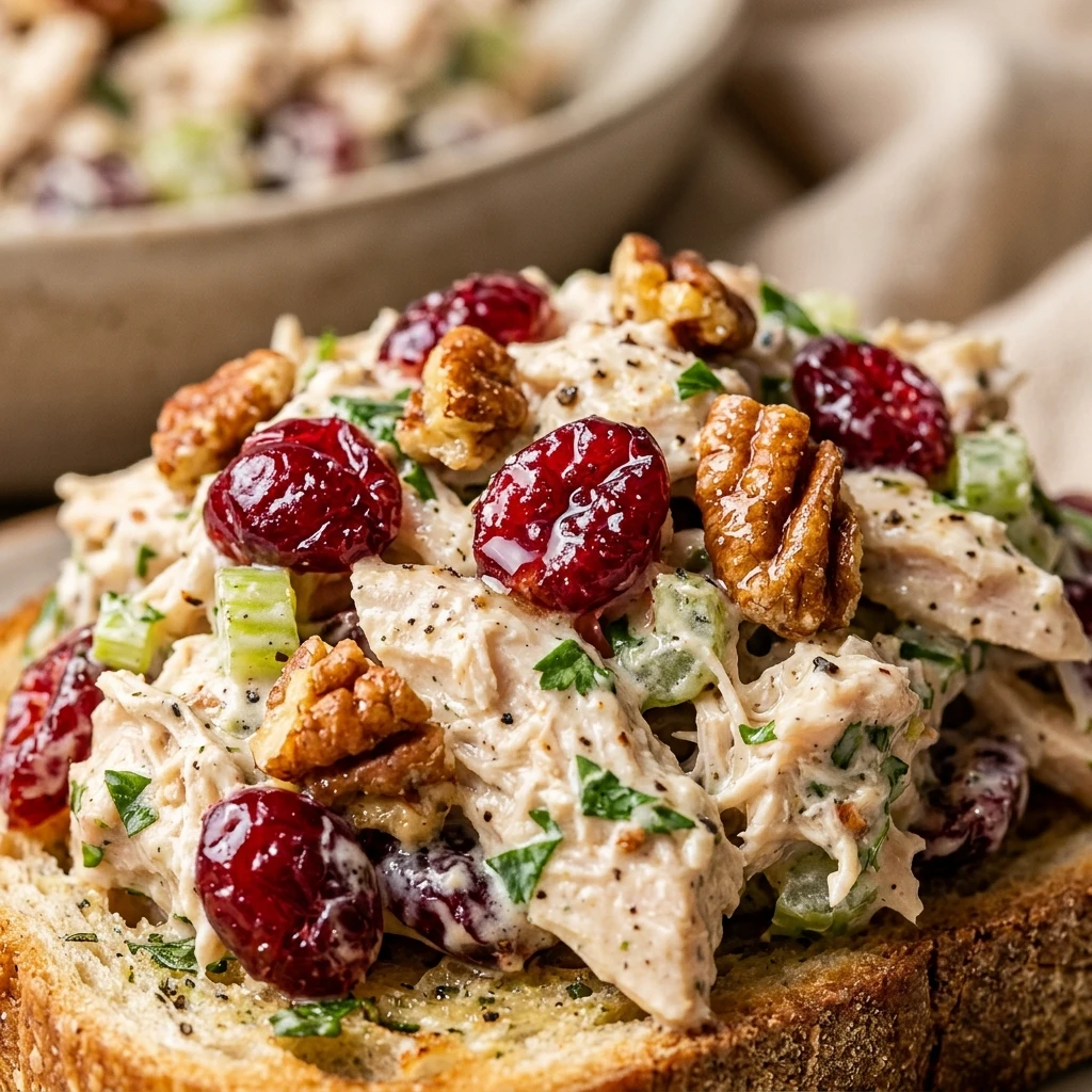 Cranberry Chicken Salad With Pecans
