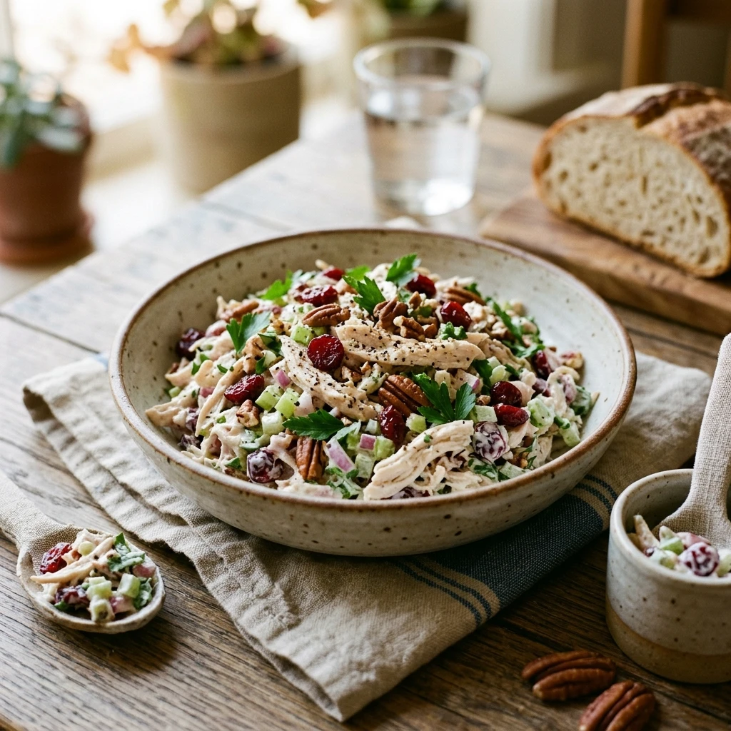 Cranberry Chicken Salad With Pecans