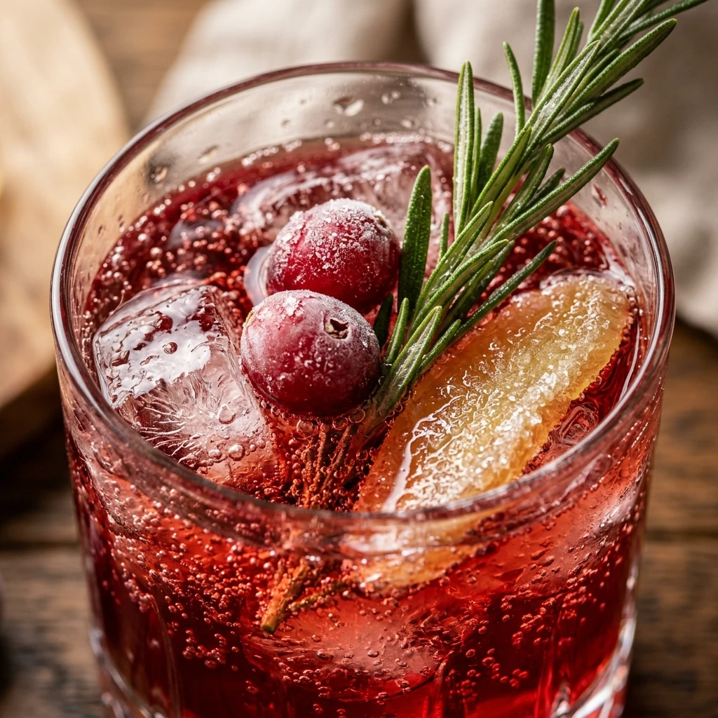 Cranberry Ginger Mocktail