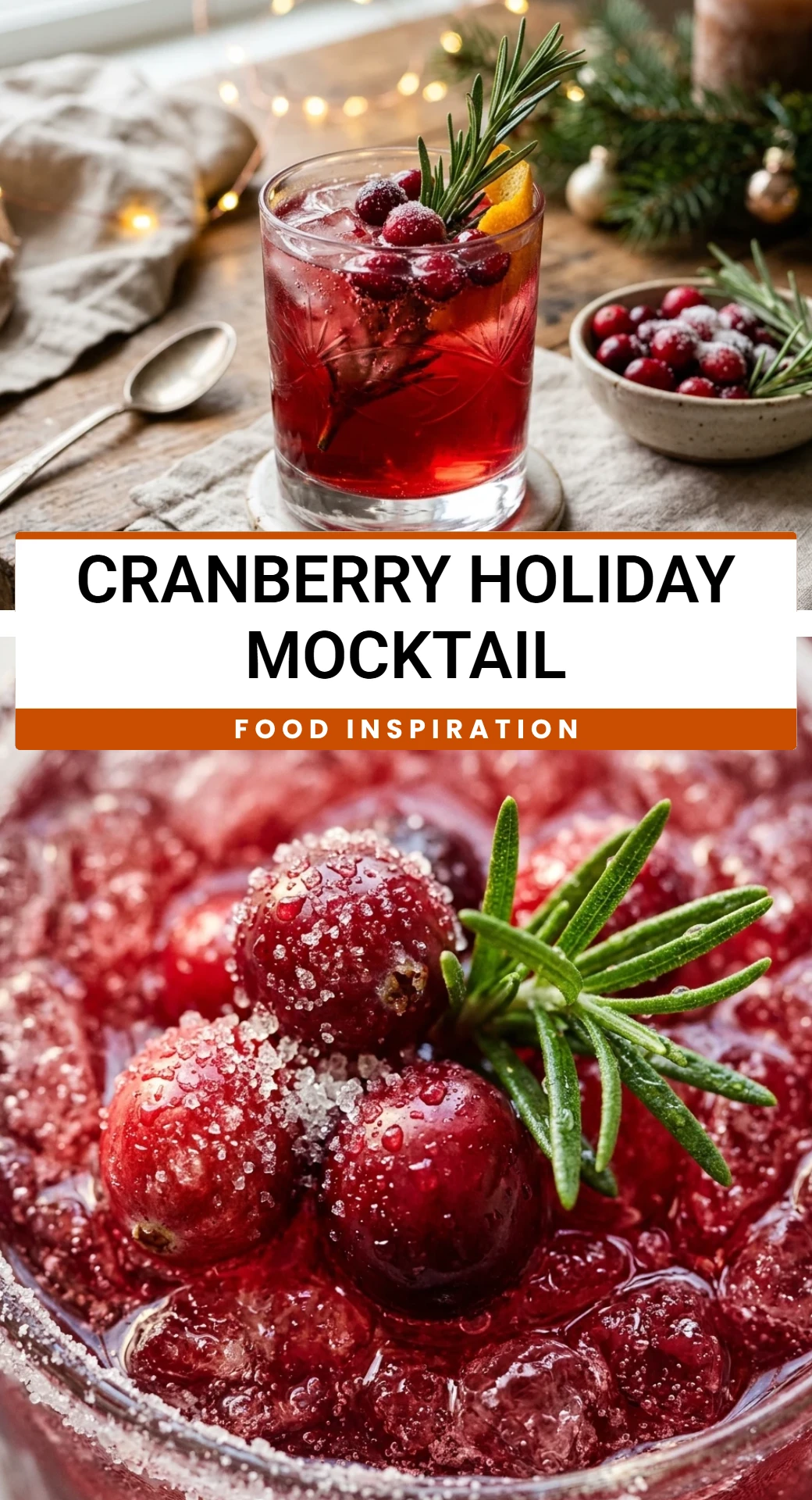 Cranberry Holiday Mocktail