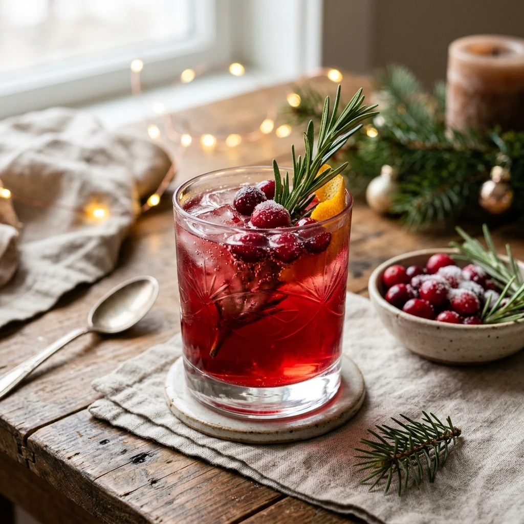 Cranberry Holiday Mocktail