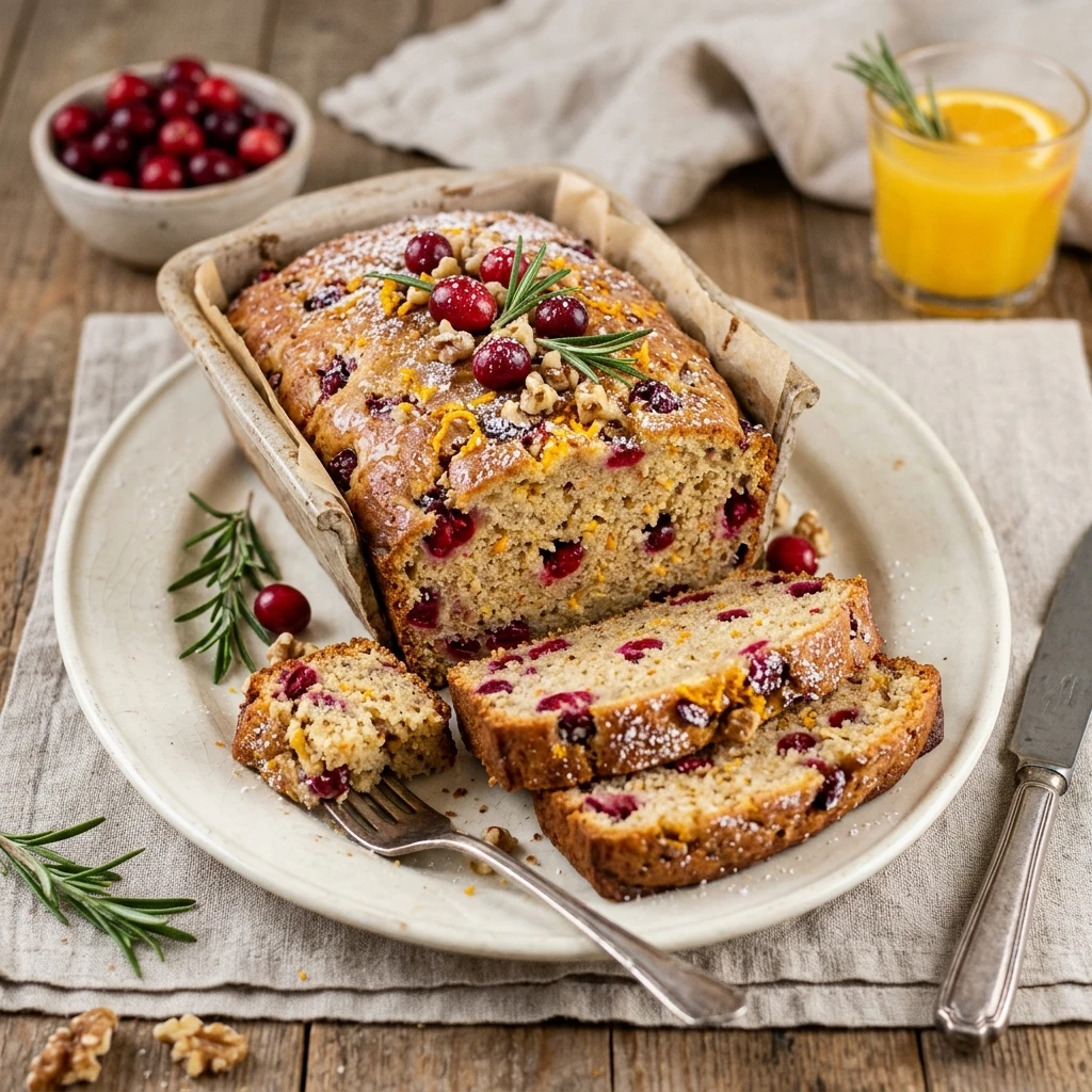 Cranberry Orange Breakfast Bread