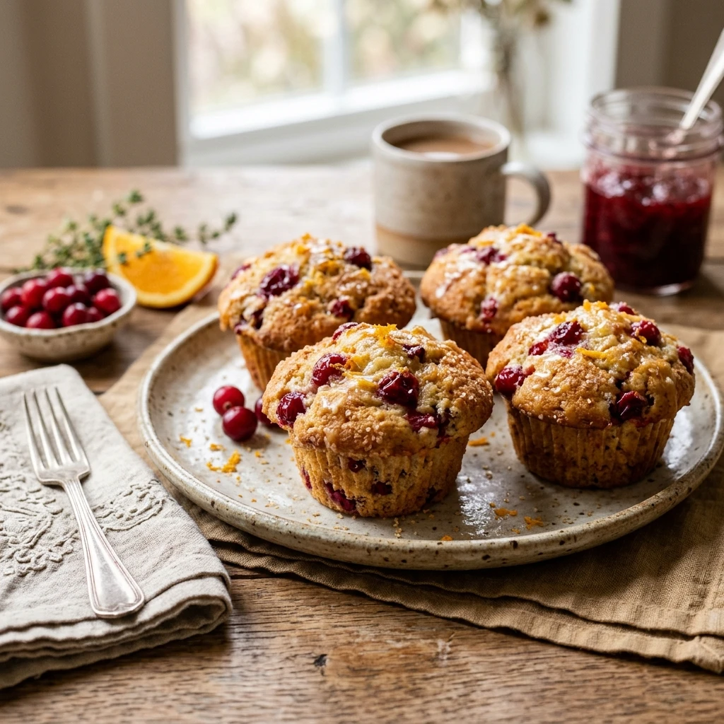 Cranberry Orange Muffins