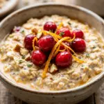 Cranberry Orange Overnight Oats