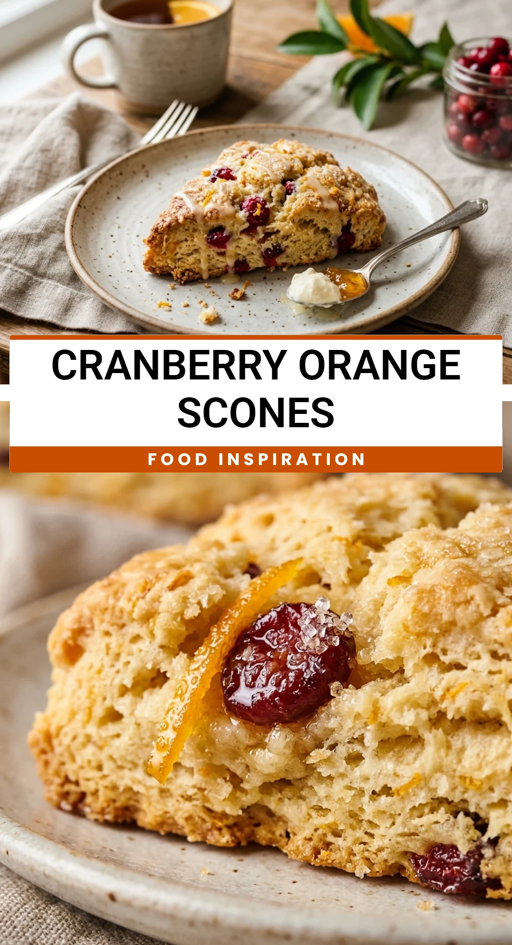 Cranberry Orange Scones