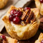 Cranberry Pecan Brie Phyllo Bites