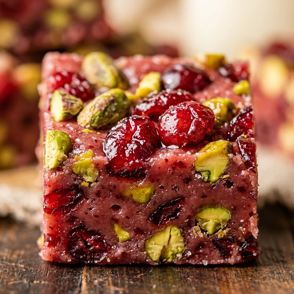 Cranberry Pistachio Fudge