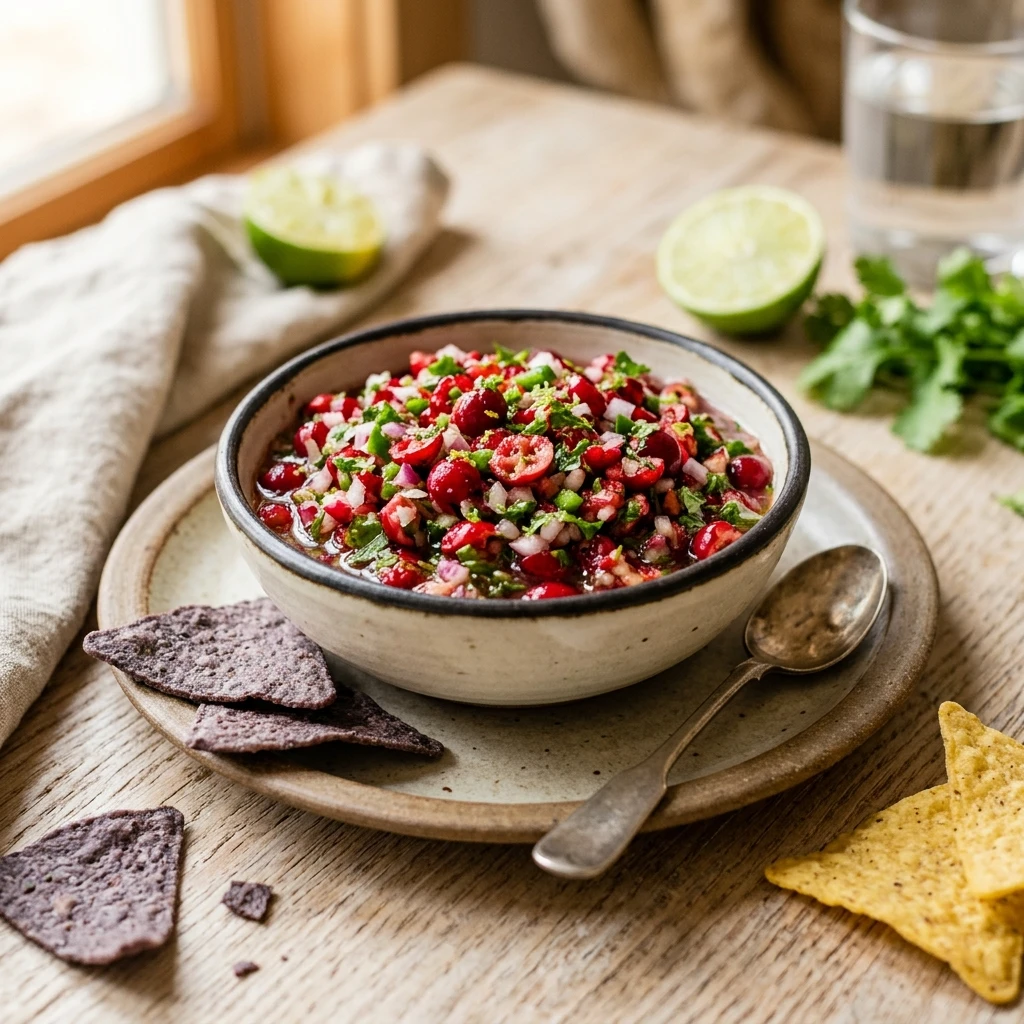 Cranberry Salsa With Lime