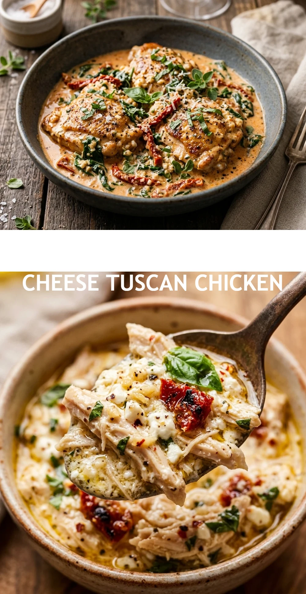 Creamy Cottage Cheese Tuscan Chicken