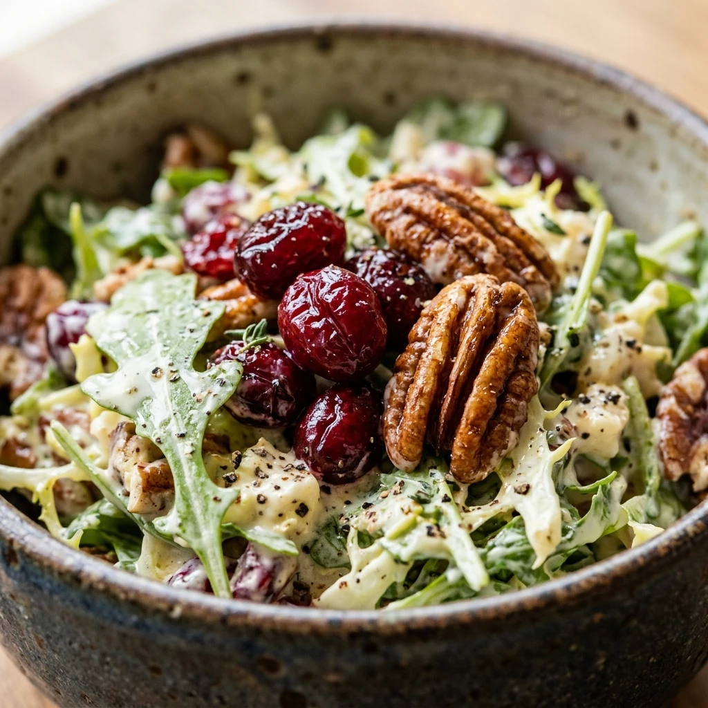 Creamy Cranberry Pecan Salad