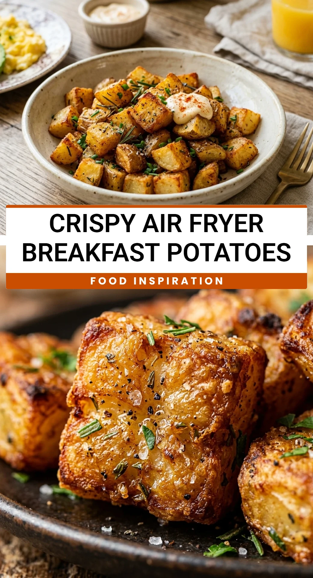 Crispy Air Fryer Breakfast Potatoes
