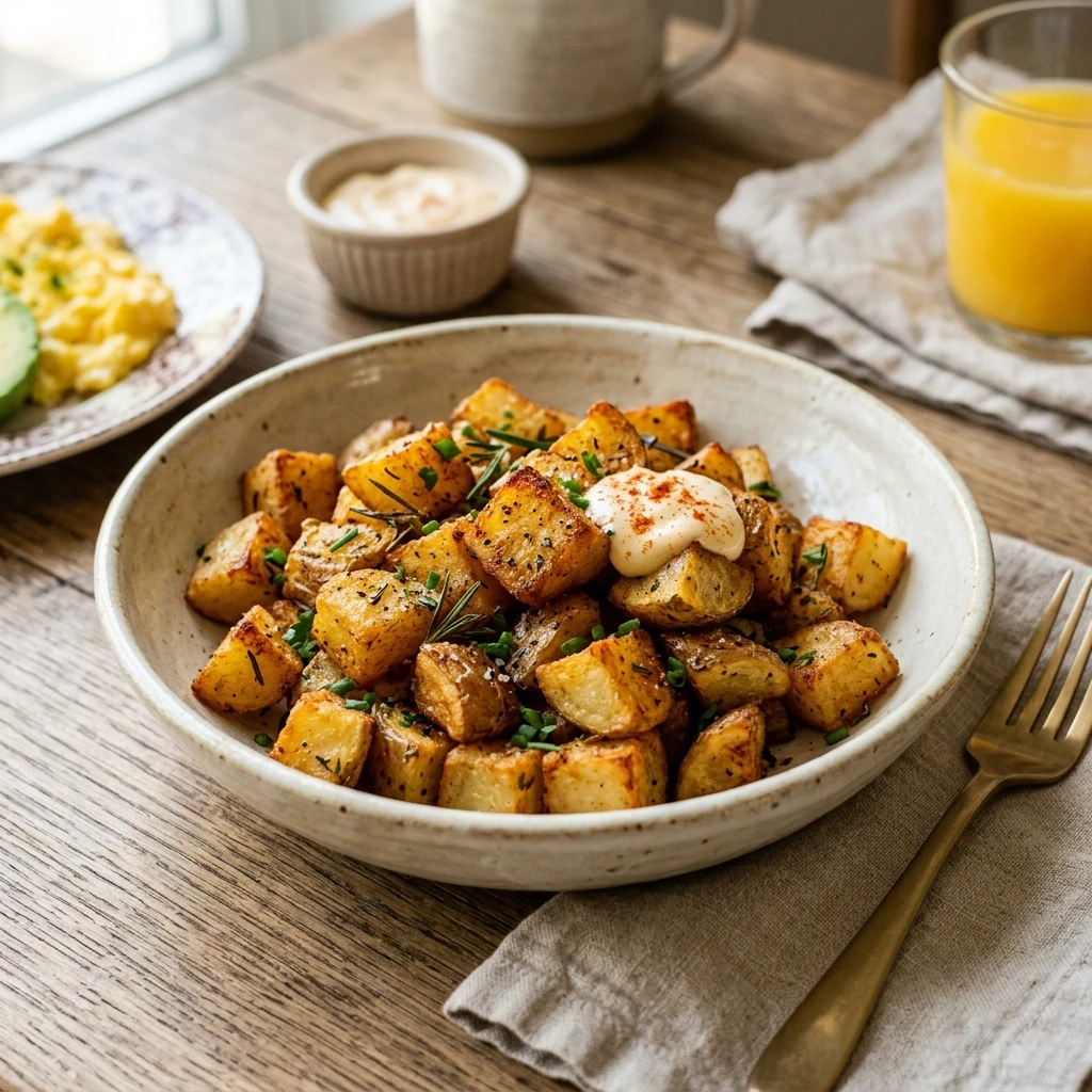 Crispy Air Fryer Breakfast Potatoes