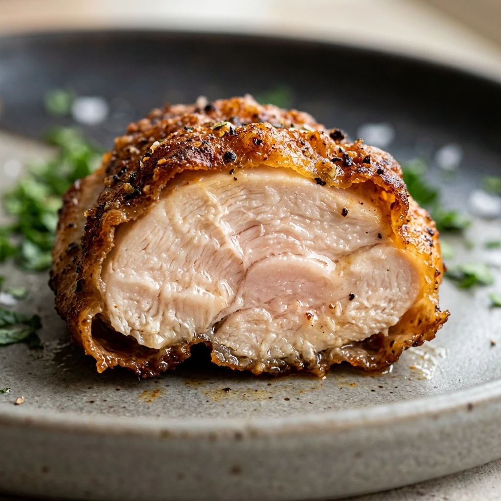 Crispy Air Fryer Chicken Breast Juicy Inside