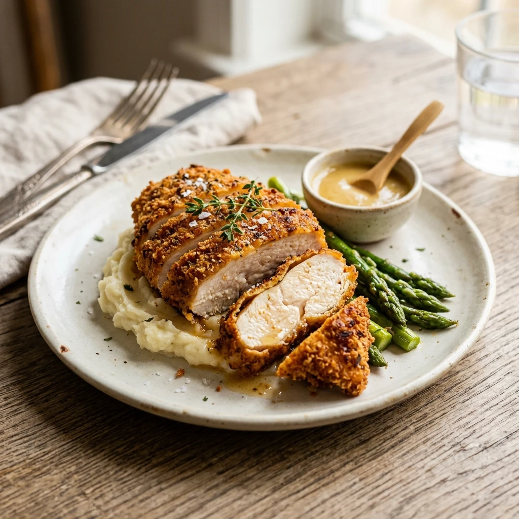Crispy Air Fryer Chicken Breast Juicy Inside