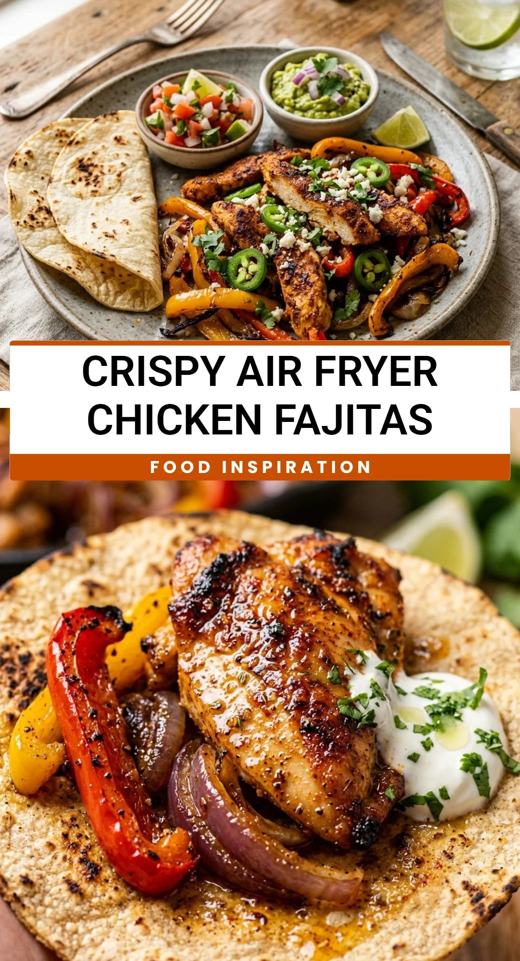 Crispy Air Fryer Chicken Fajitas