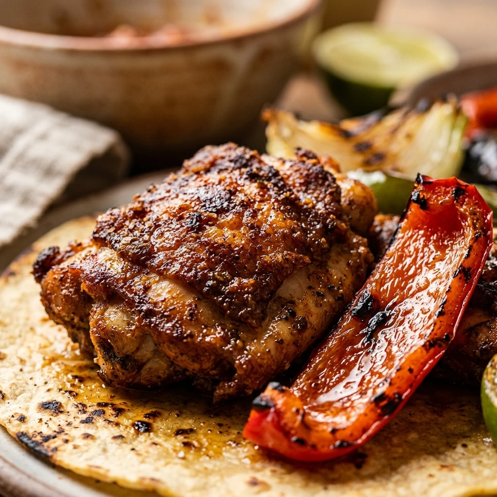 Crispy Air Fryer Chicken Fajitas