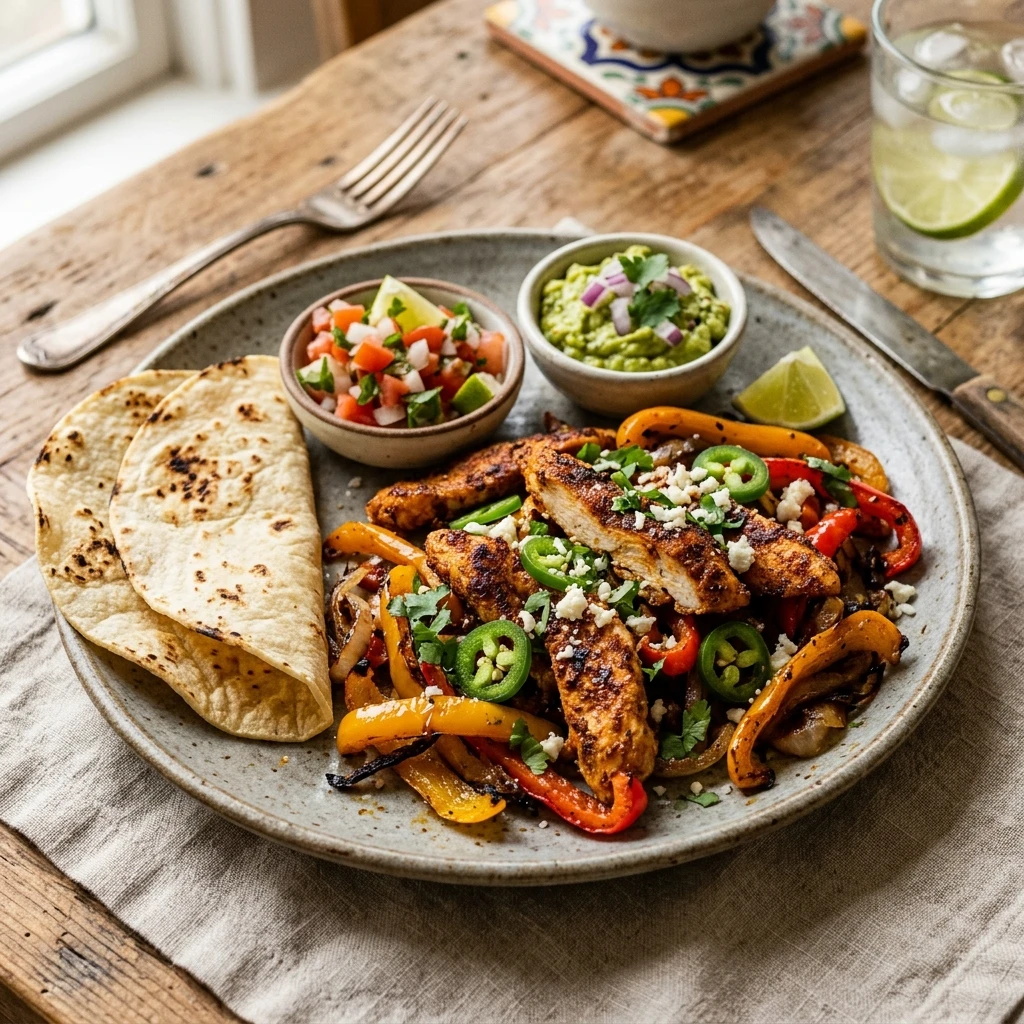 Crispy Air Fryer Chicken Fajitas