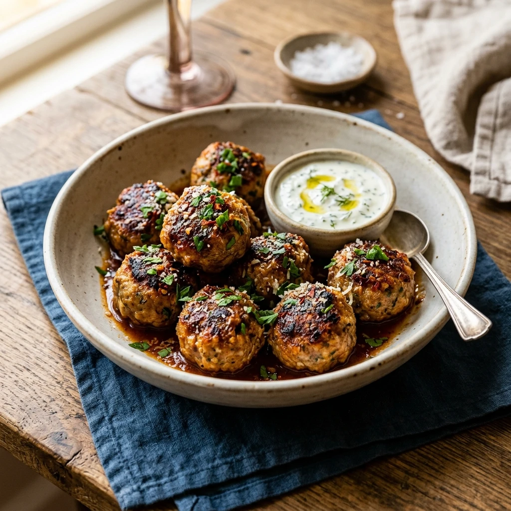Crispy Air Fryer Meatballs
