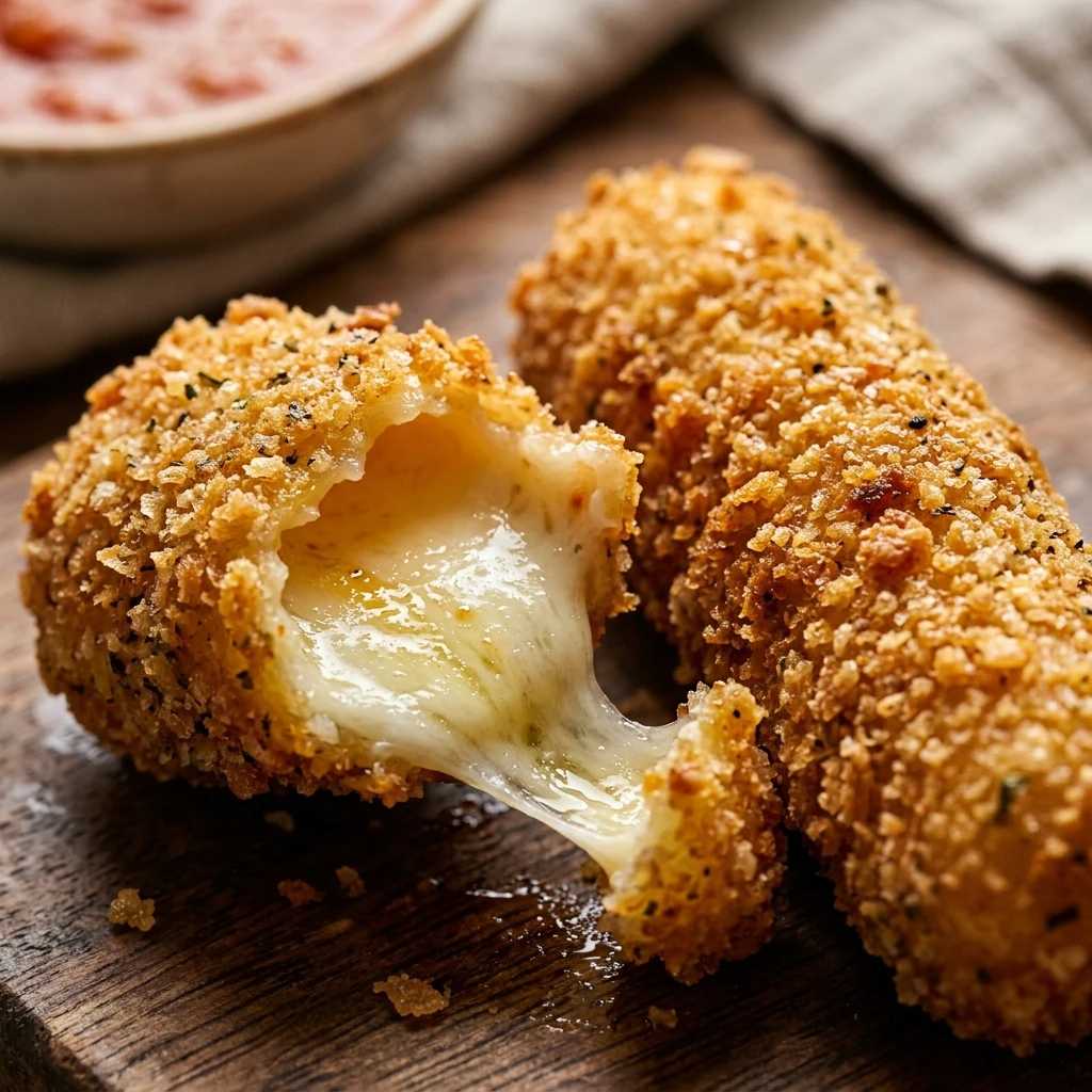 Crispy Air Fryer Mozzarella Sticks