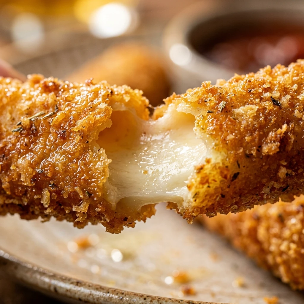 Crispy Air Fryer Mozzarella Sticks