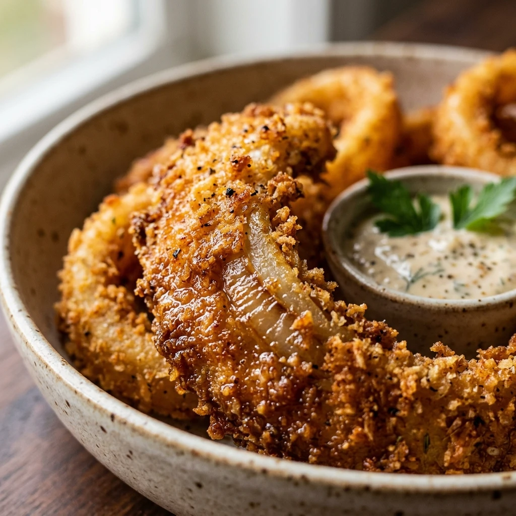 Crispy Air Fryer Onion Rings