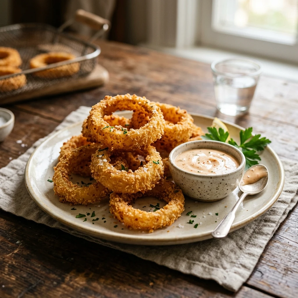 Crispy Air Fryer Onion Rings