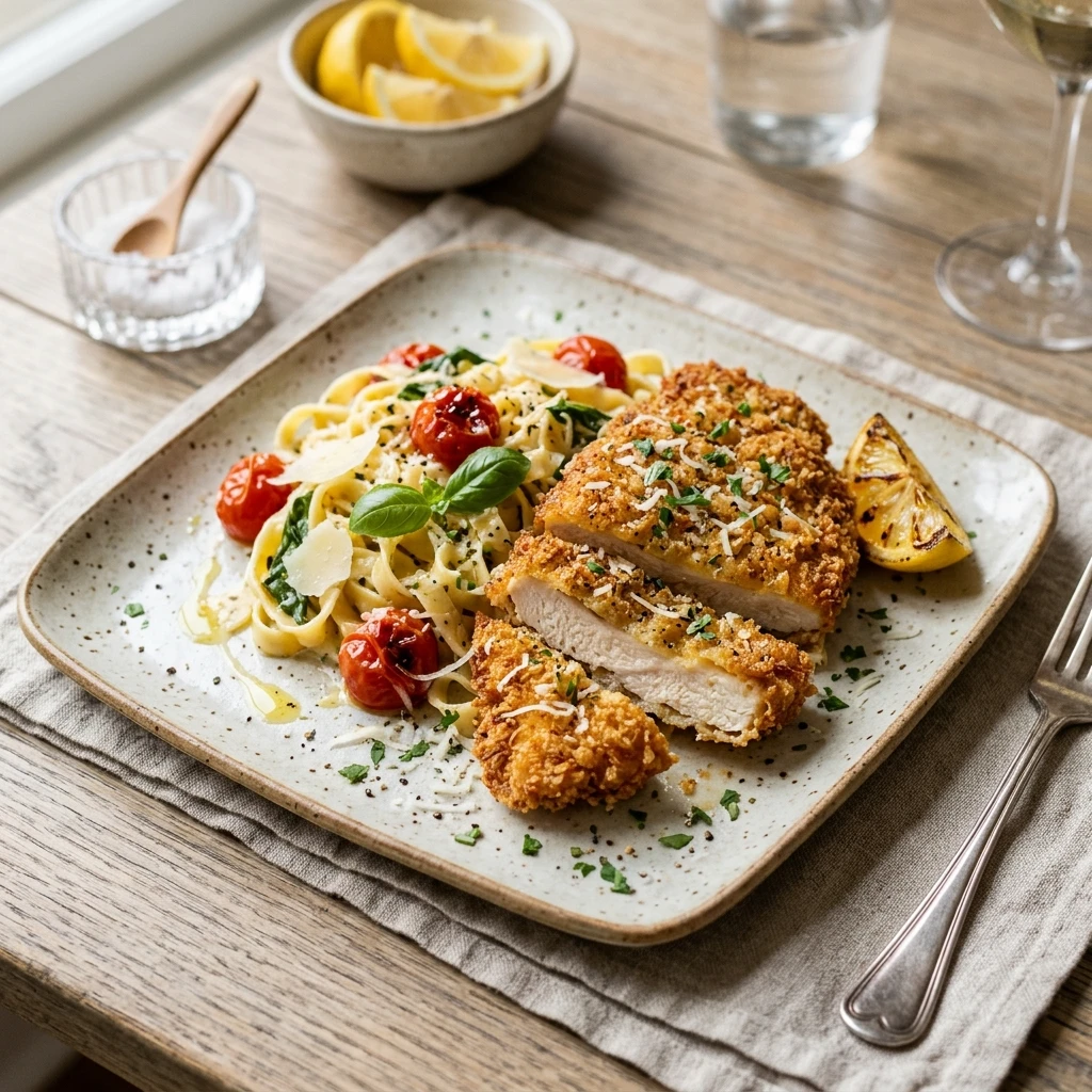 Crispy Parmesan Chicken Cutlets