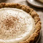 Eggnog Custard Tart with Nutmeg Crust