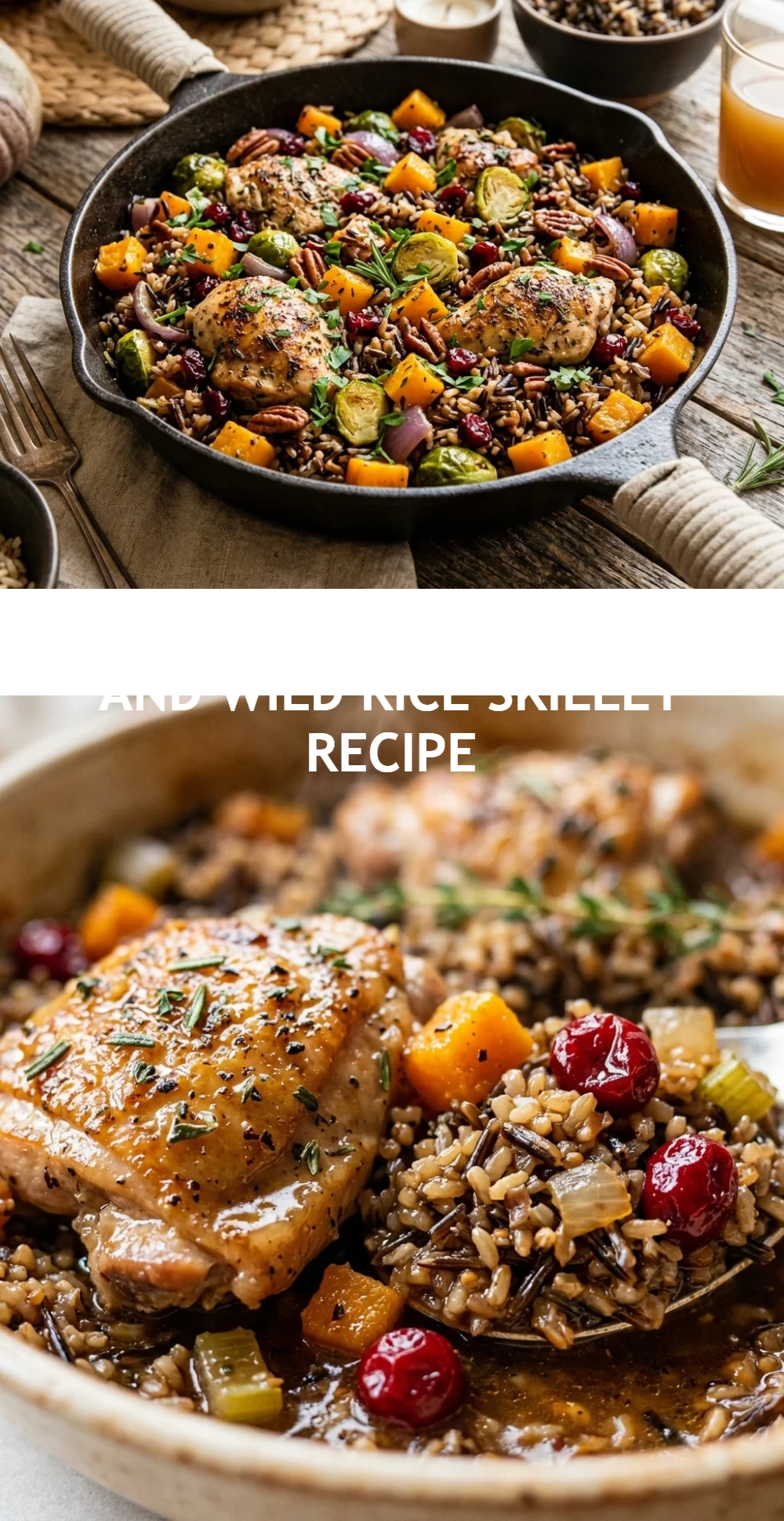 Fall Harvest Chicken And Wild Rice Skillet Recipe