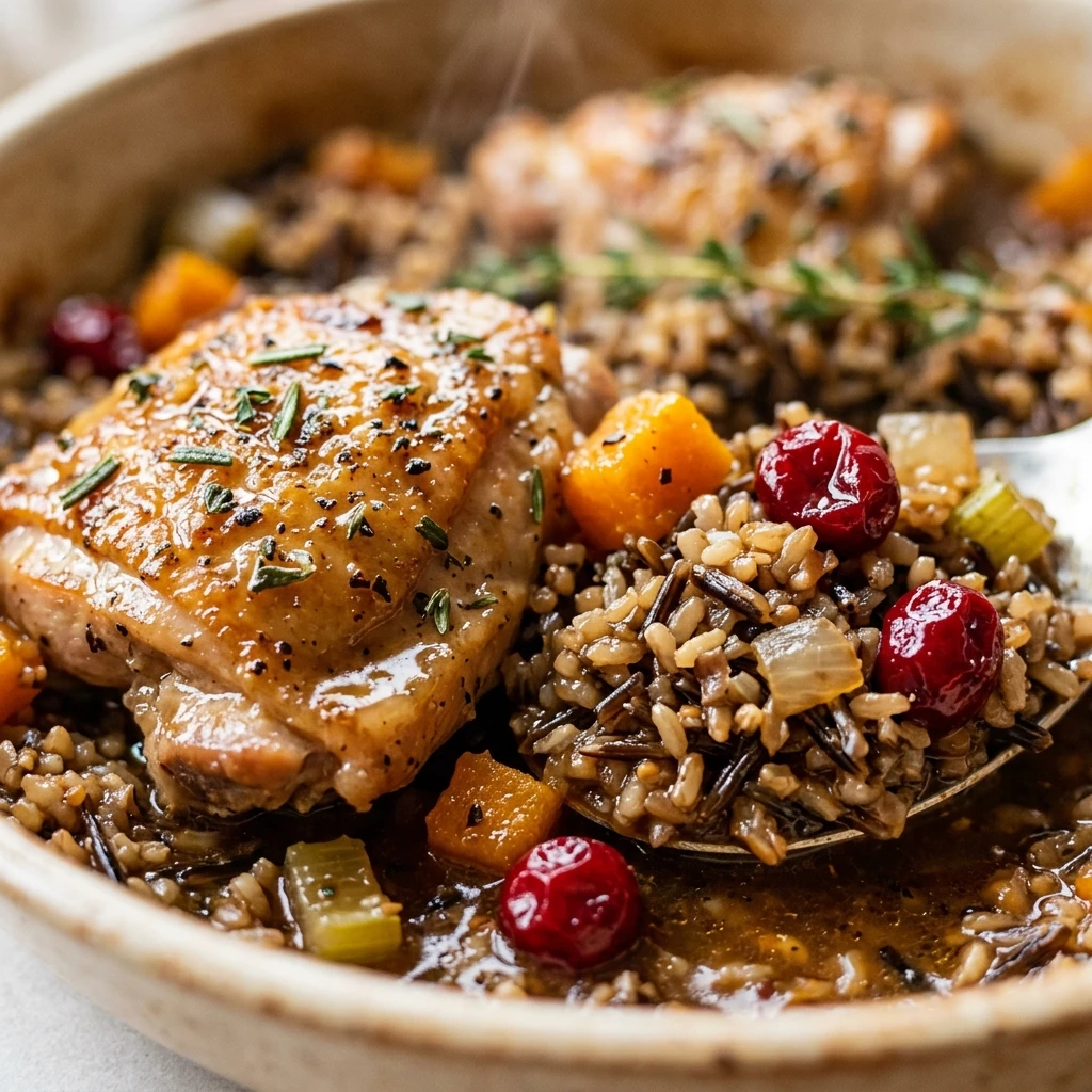 Fall Harvest Chicken And Wild Rice Skillet Recipe