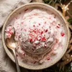 Festive Peppermint No-Churn Ice Cream