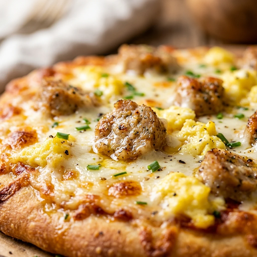 Freezer-Friendly Chicken Breakfast Pizza