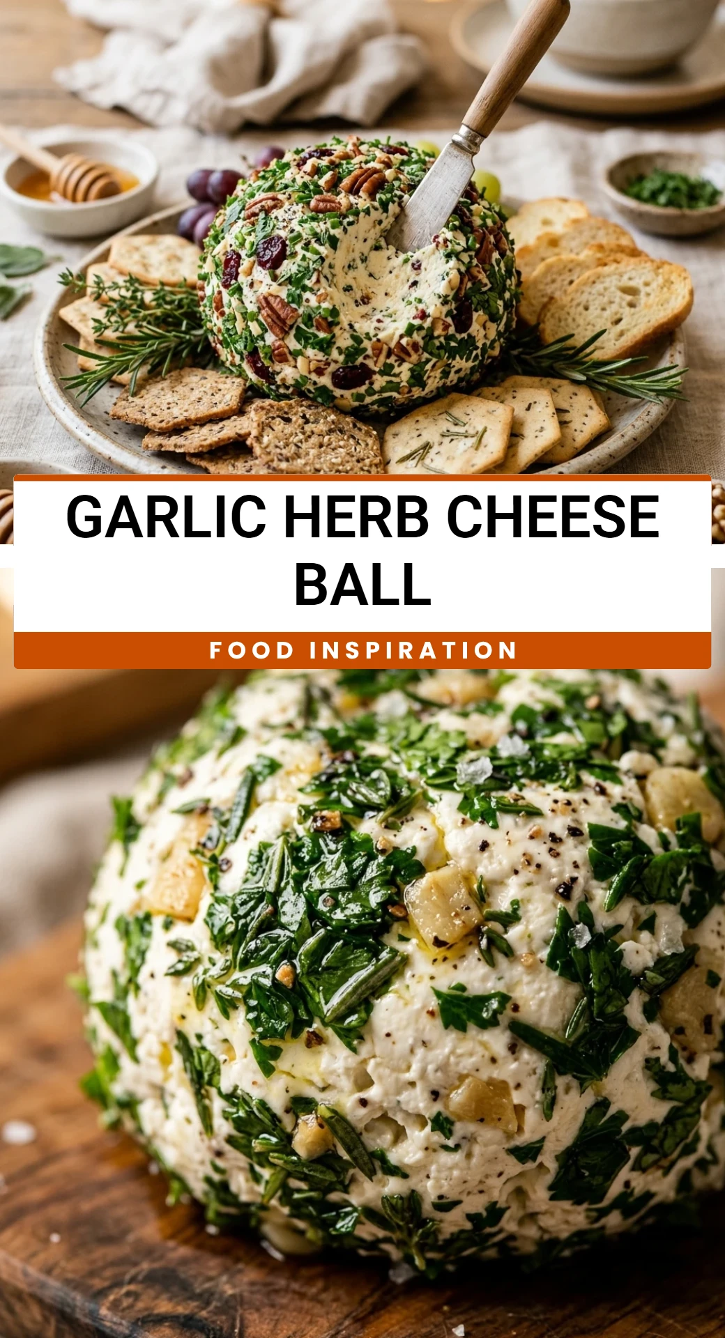 Garlic Herb Cheese Ball