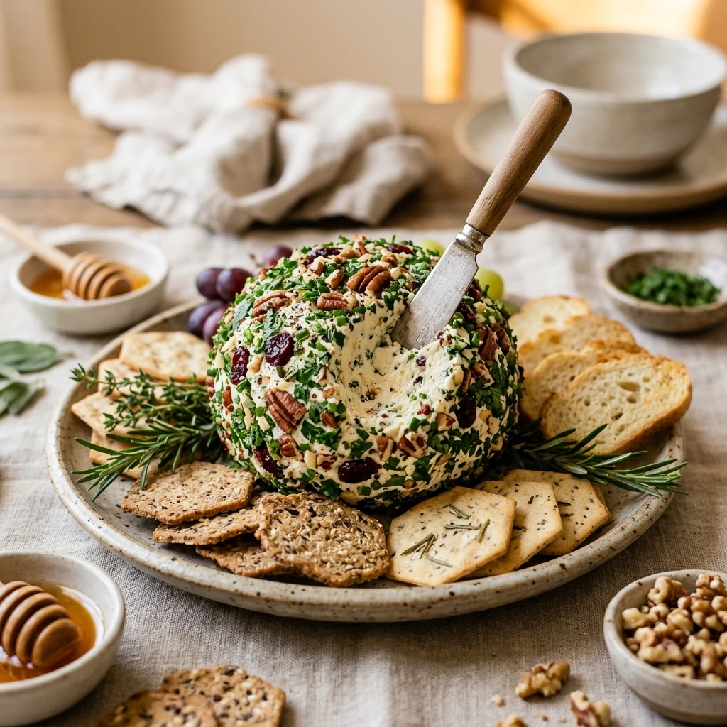 Garlic Herb Cheese Ball