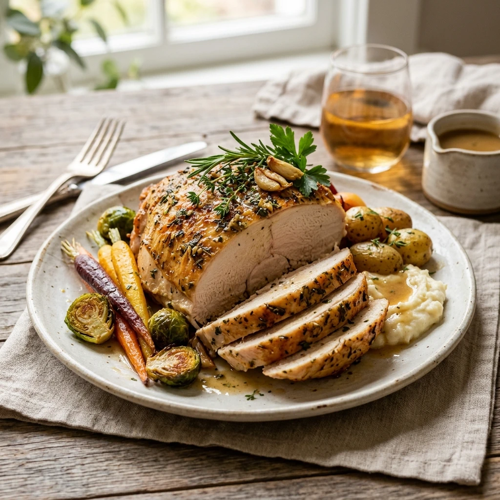 Garlic Herb Turkey Breast