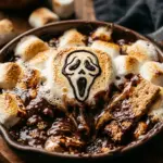 Ghostface S'mores Dip Halloween Party Recipe