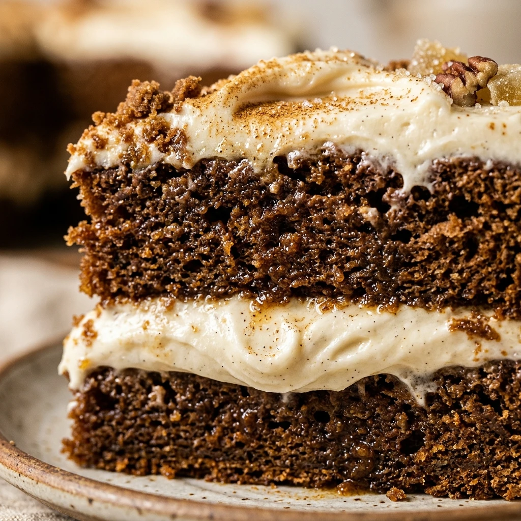 Gingerbread Layer Cake with Cream Cheese Frosting