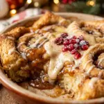 Gooey Cinnamon Roll Christmas Morning Casserole