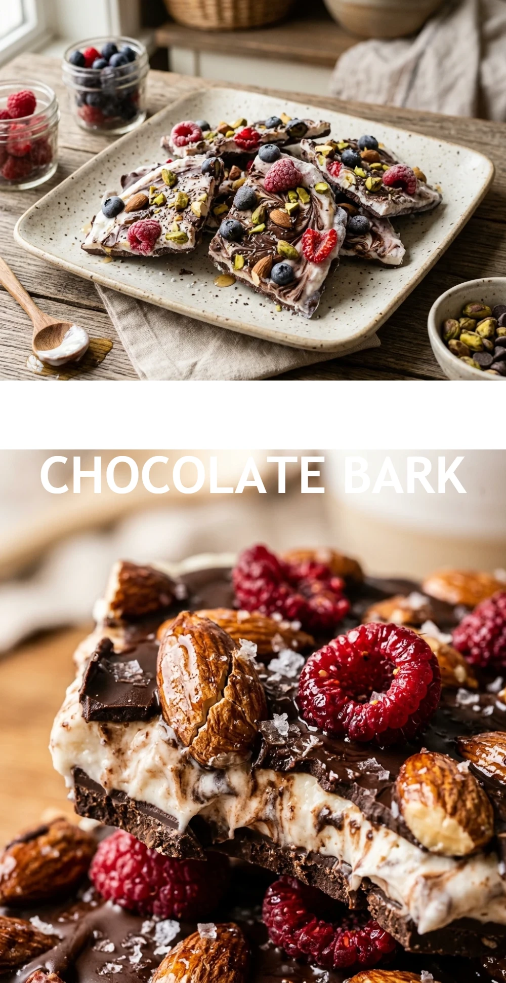 Greek Yogurt Chocolate Bark