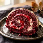 Halloween Blood Velvet Cake Roll Recipe