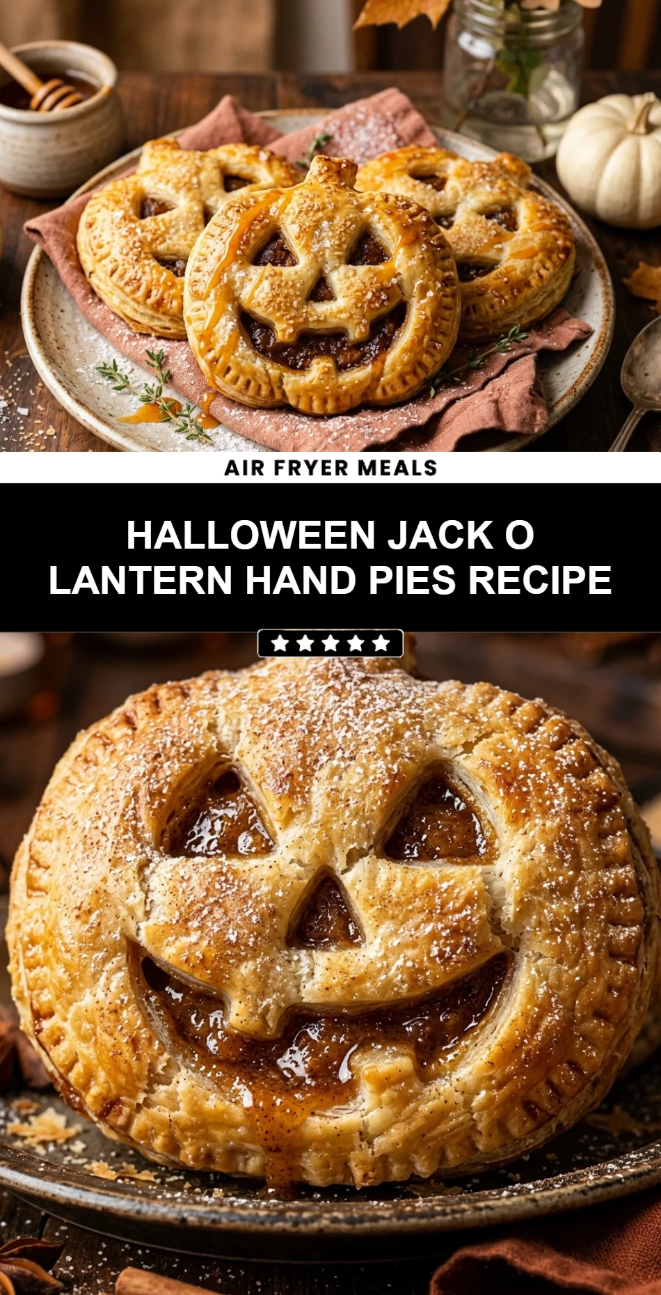 Halloween Jack O Lantern Hand Pies Recipe
