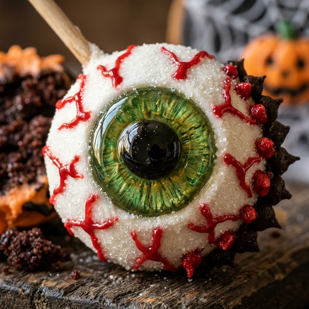 Halloween Monster Eyeball Cake Pops