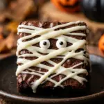 Halloween Mummy Brownies Easy Recipe