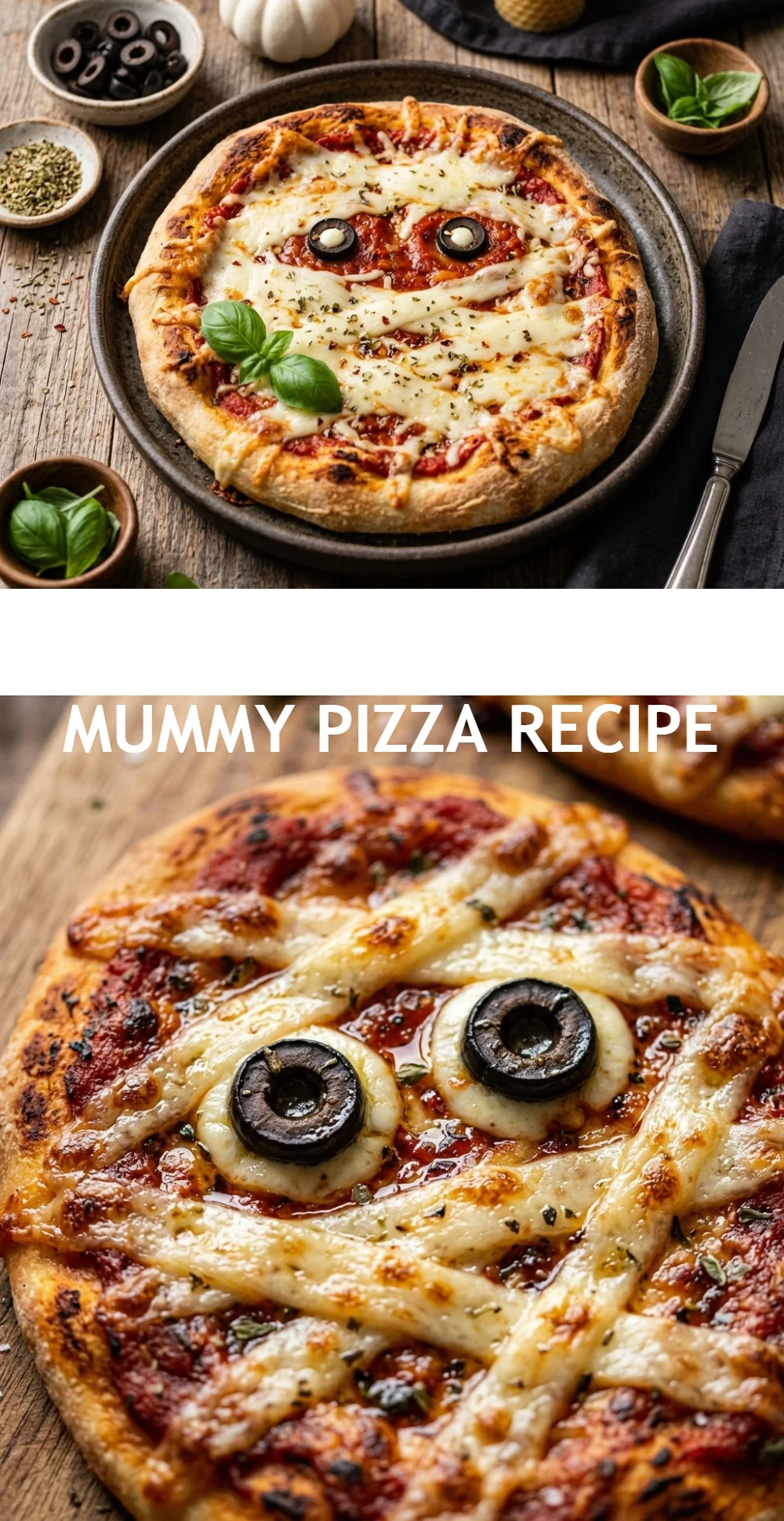 Halloween Spooky Mummy Pizza Recipe