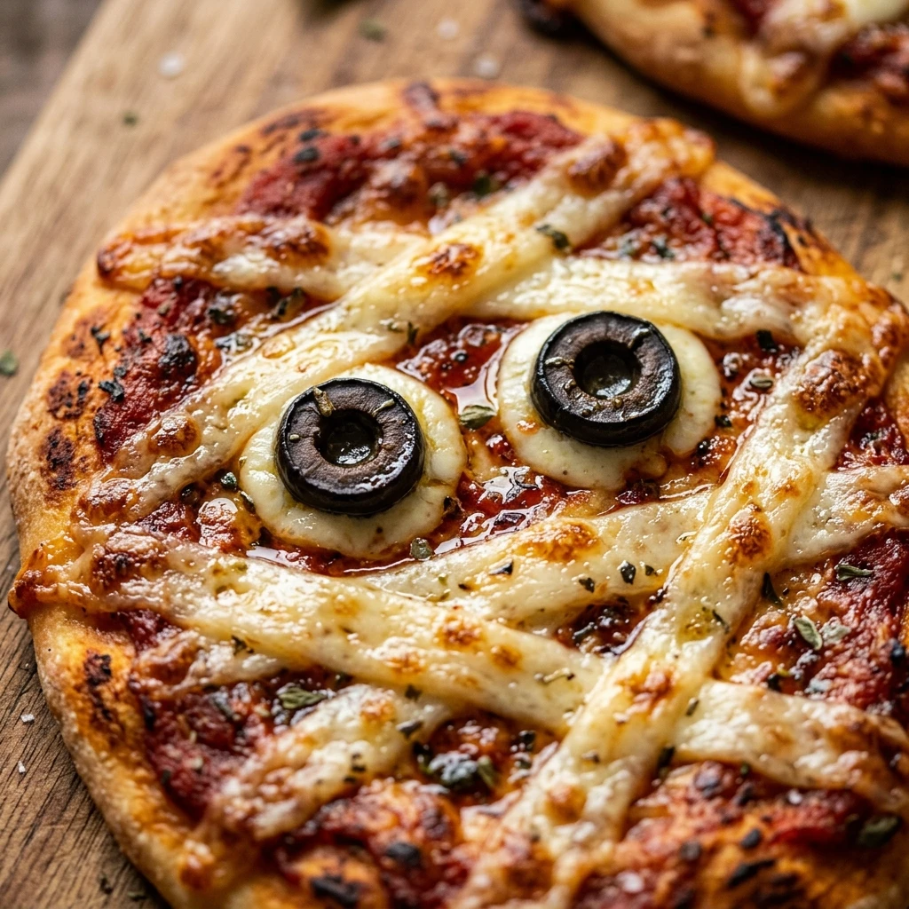 Halloween Spooky Mummy Pizza Recipe