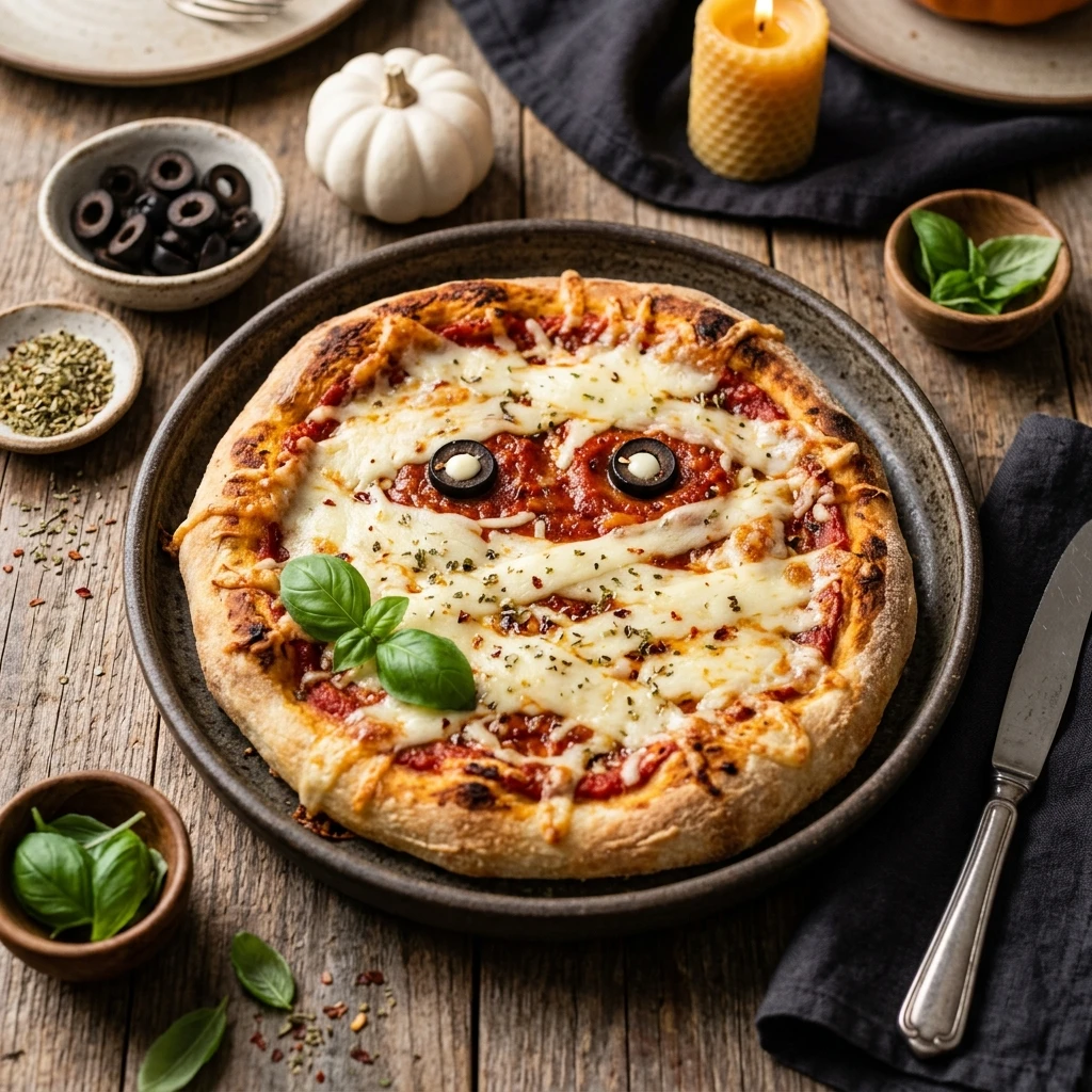 Halloween Spooky Mummy Pizza Recipe
