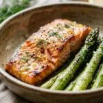 Healthy Air Fryer Salmon and Asparagus