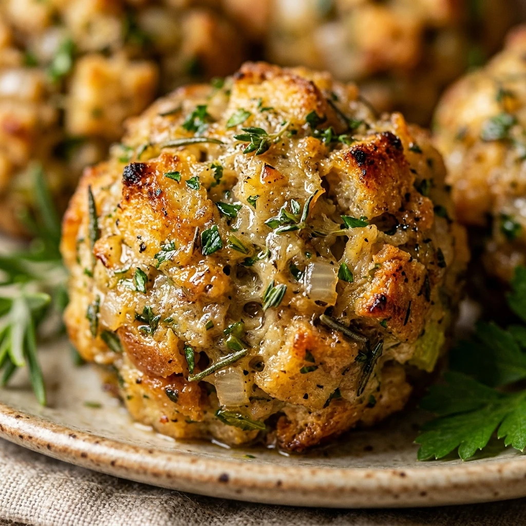 Herb Stuffing Balls