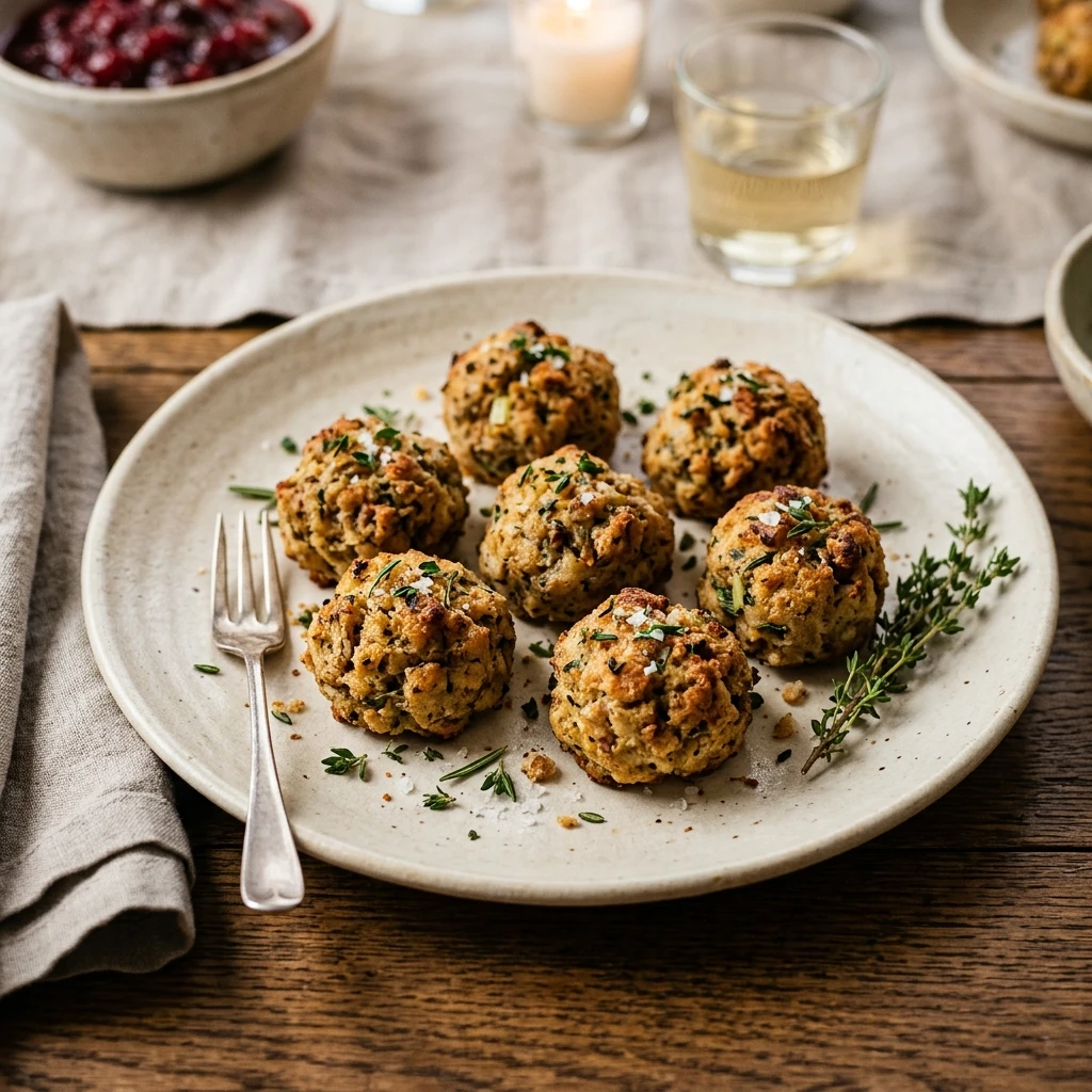 Herb Stuffing Balls