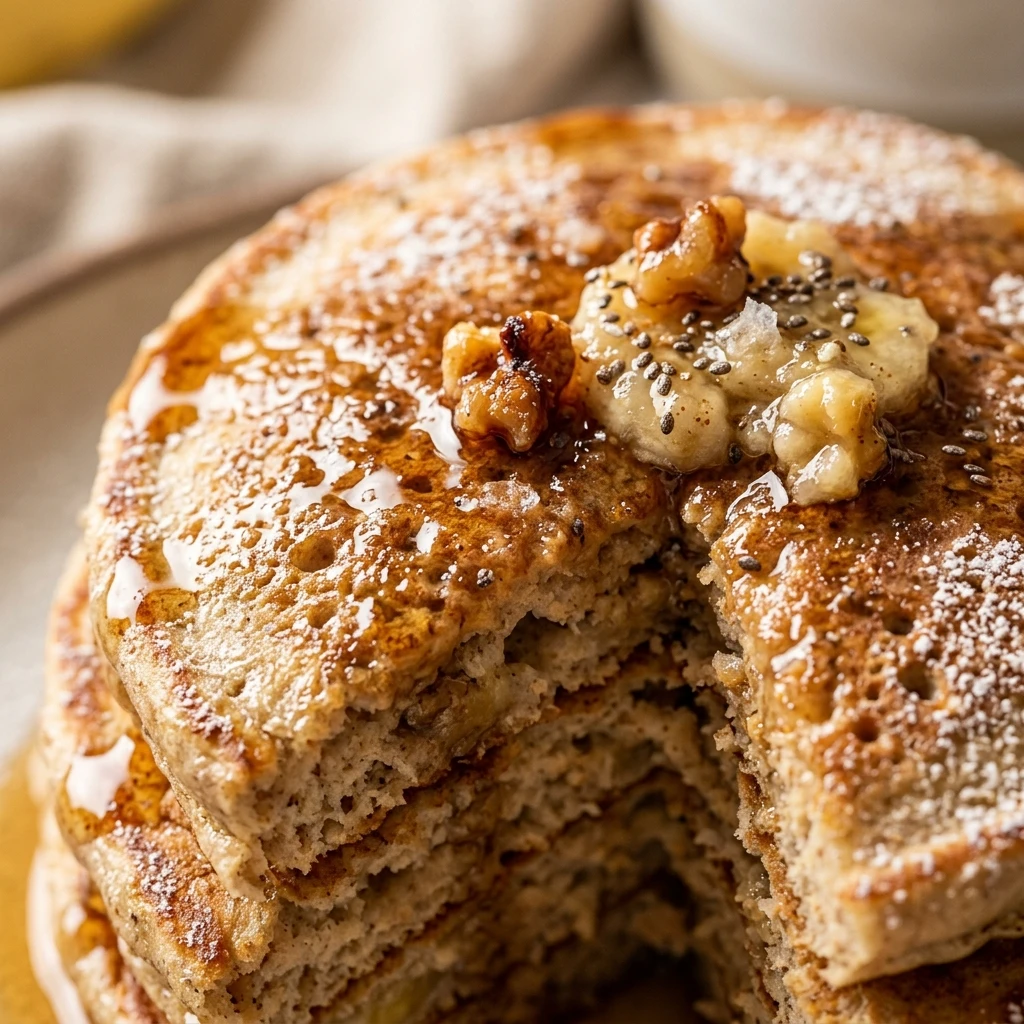 High Protein Banana Protein Pancakes